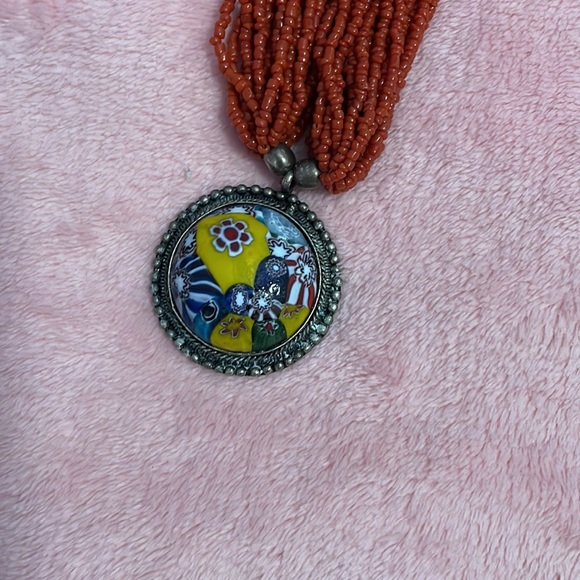 Indian handmade necklace and bracelet and earrings bundle set - Picture 7 of 8